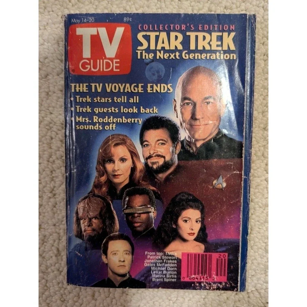 MAG: TV Guide 5/14/1994-Star Trek The Next Generation-Collector's Edition-VF